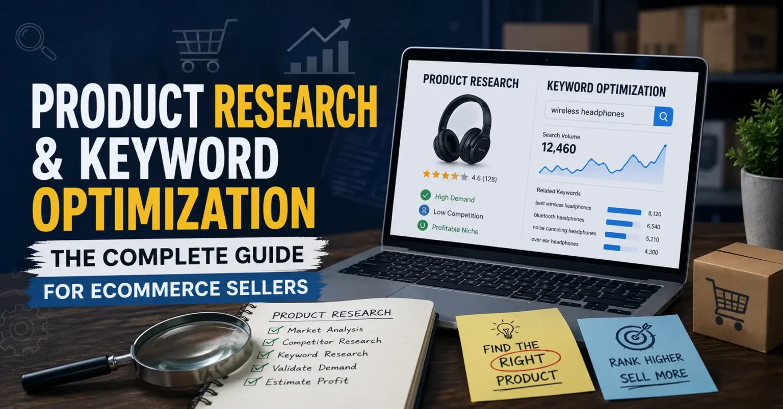 Product Research & Keyword Optimization: The Complete Guide for eCommerce Sellers