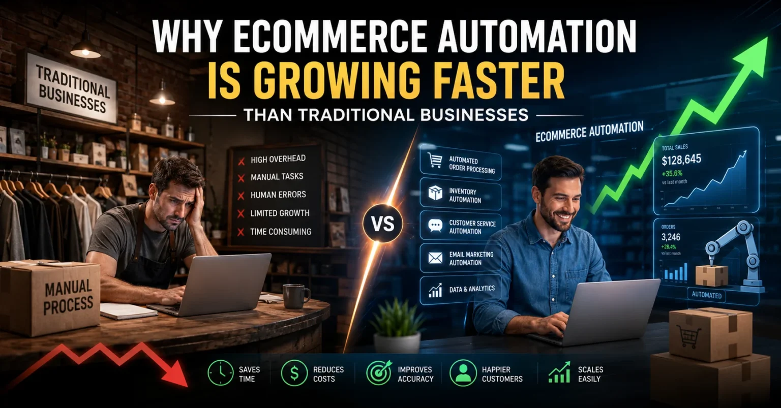 Why Ecommerce Automation Is Growing Faster Than Traditional Businesses