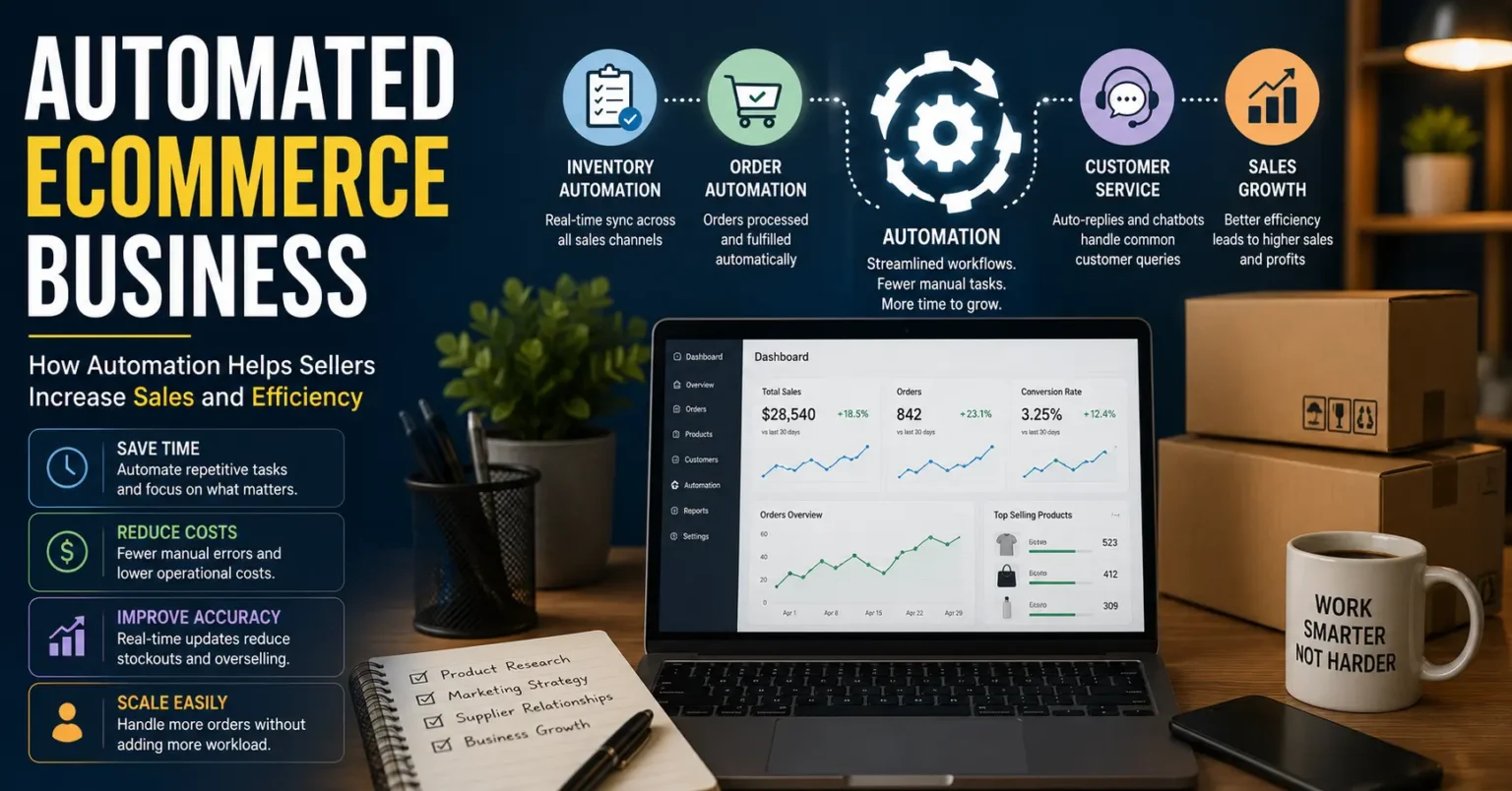 Automated Ecommerce Business: How Automation Helps Sellers Increase Sales and Efficiency