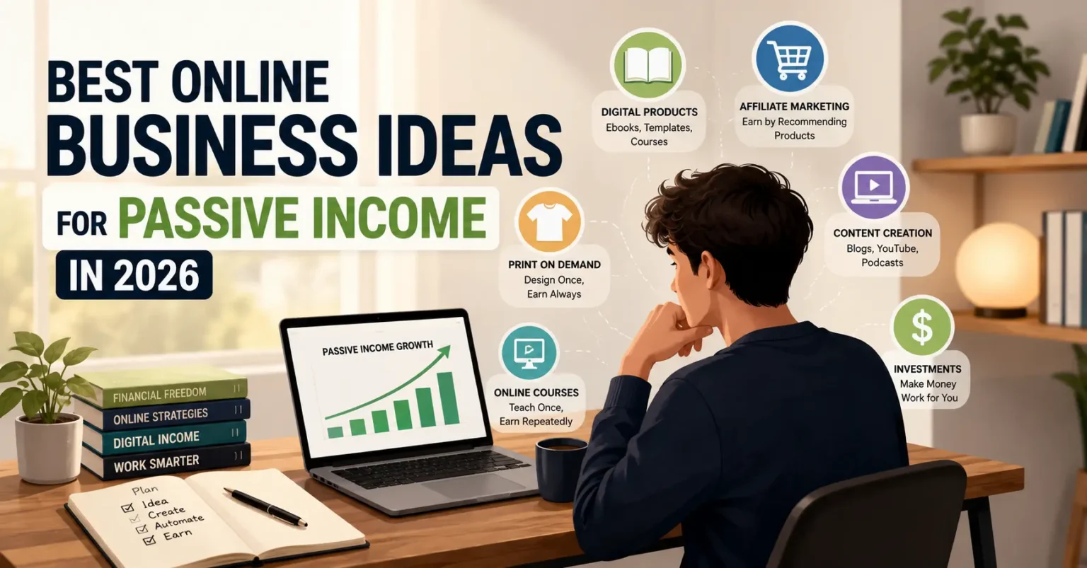 Best Online Business Ideas for Passive Income in 2026