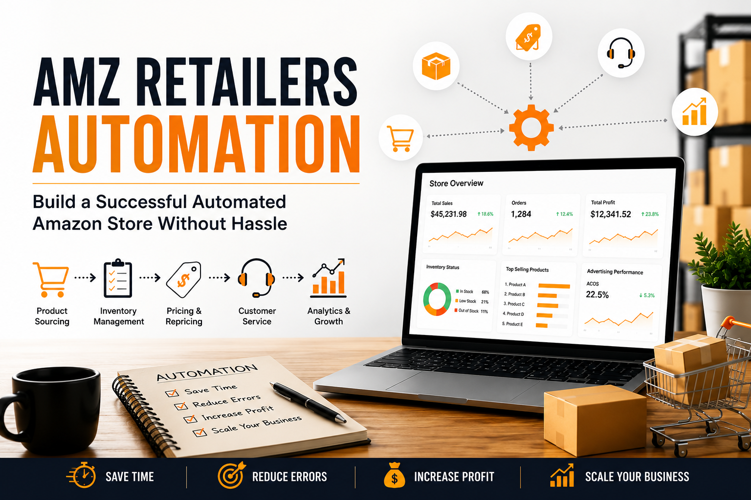 AMZ Retailers Automation: Build a Successful Automated Amazon Store Without Hassle