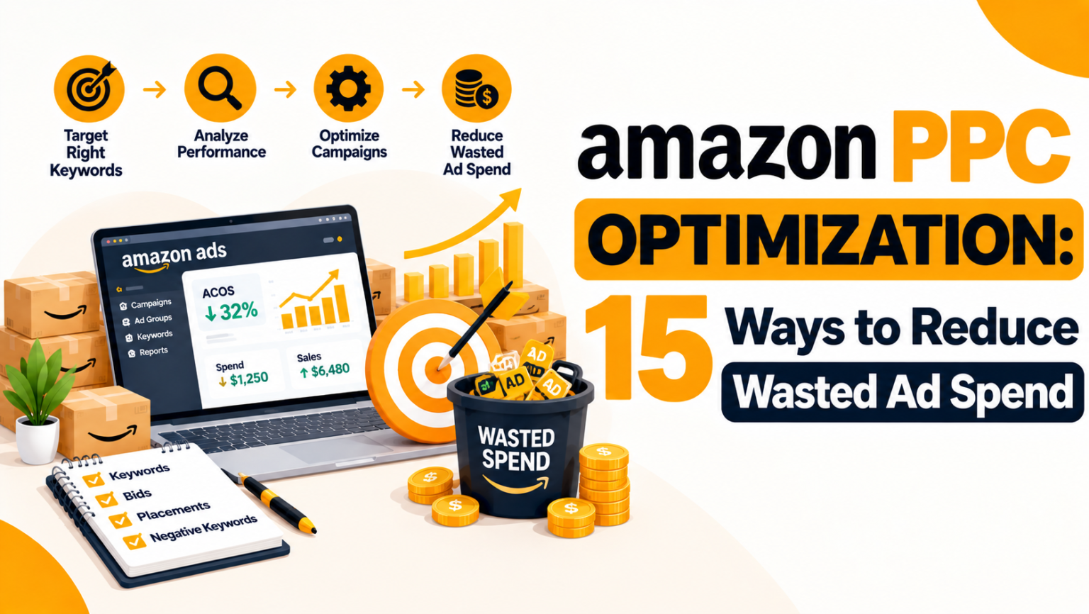 Amazon PPC Optimization: 15 Ways to Reduce Wasted Ad Spend