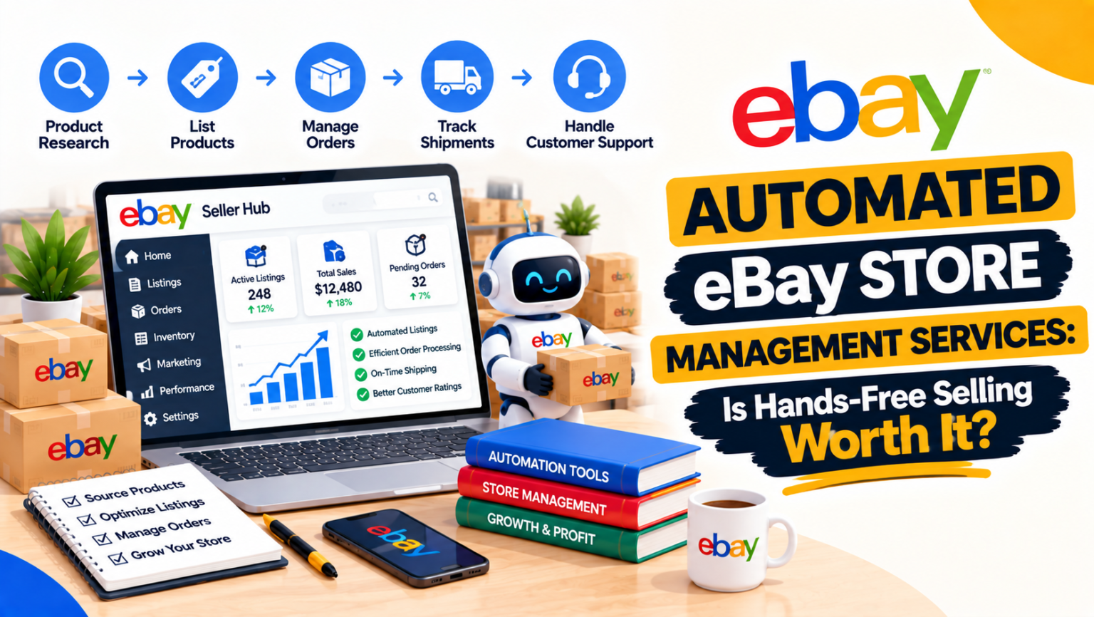 Automated eBay Store Management Services: Is Hands-Free Selling Worth It?